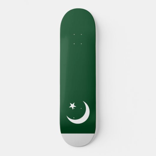 Vlag van Pakistan Persoonlijk Skateboard (Voorkant)