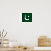 Vlag van Pakistan Poster (Keuken)