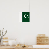 Vlag van Pakistan Poster (Keuken)