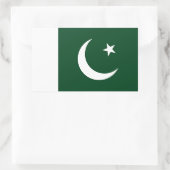 Vlag van Pakistan Rechthoekige Sticker (Tas)