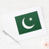 Vlag van Pakistan Rechthoekige Sticker (Envelop)