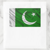 Vlag van Pakistan Rechthoekige Sticker (Tas)