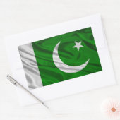 Vlag van Pakistan Rechthoekige Sticker (Envelop)