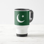 Vlag van Pakistan Reisbeker (Voorkant rechts)