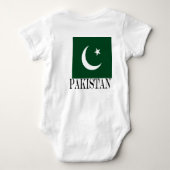 Vlag van Pakistan Romper (Achterkant)