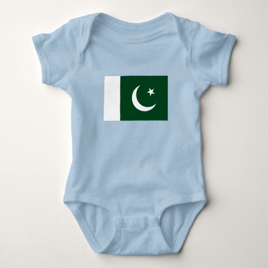 Vlag van Pakistan Romper (Voorkant)