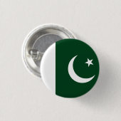 Vlag van Pakistan Ronde Button 3,2 Cm (Voorkant /achterkant)