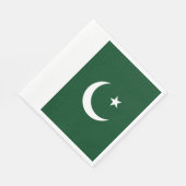 Vlag van Pakistan Servet (Hoek)