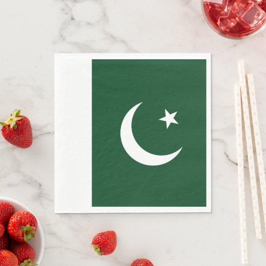 Vlag van Pakistan Servet (Insitu)