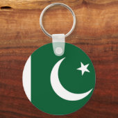 Vlag van Pakistan Sleutelhanger (Voorkant)