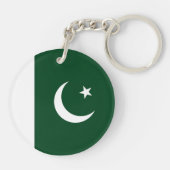 Vlag van Pakistan Sleutelhanger (Achterkant)