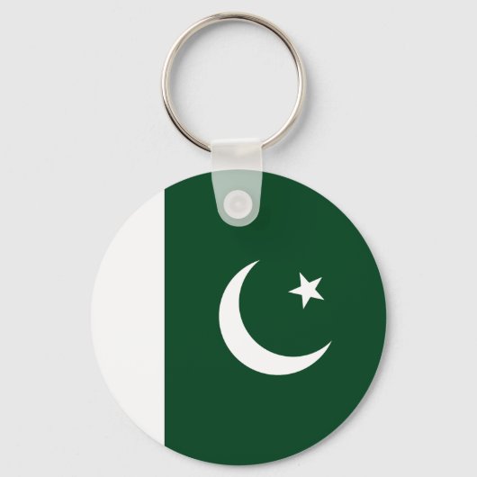 Vlag van Pakistan Sleutelhanger (Voorkant)