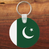 Vlag van Pakistan Sleutelhanger (Achterkant)