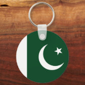 Vlag van Pakistan Sleutelhanger (Achterkant)