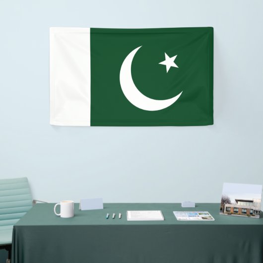 Vlag van Pakistan Spandoek (Beurs)