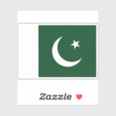Vlag van Pakistan Sticker (Vel)