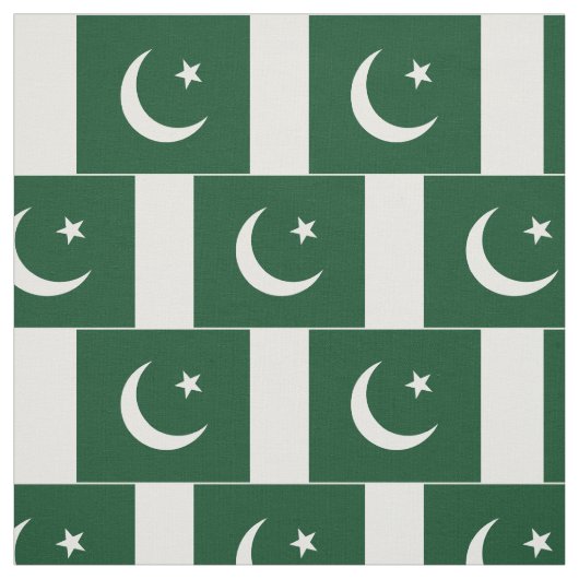 Vlag van Pakistan Stof (Swatch)