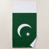 Vlag van Pakistan Strandlaken (Voorkant)