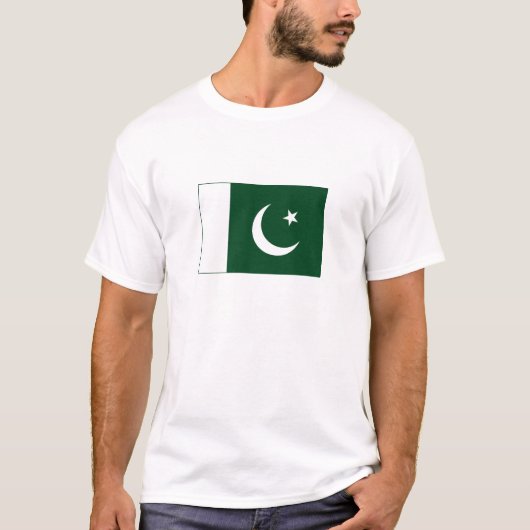 Vlag van Pakistan T-shirt (Voorkant)