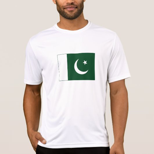 Vlag van Pakistan T-shirt (Voorkant)