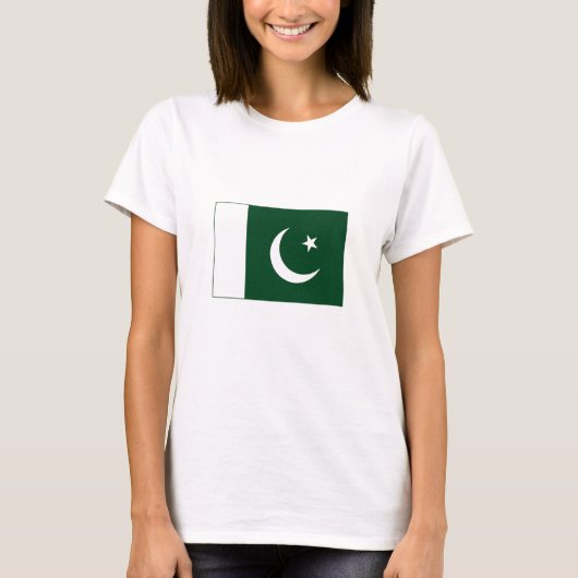 Vlag van Pakistan T-shirt (Voorkant)