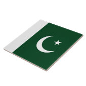 Vlag van Pakistan Tegeltje (Zijkant)