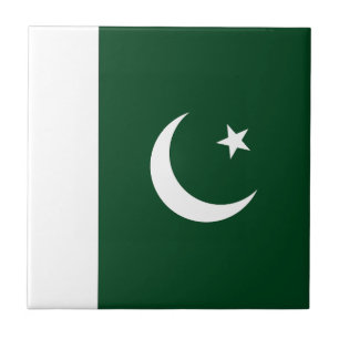 Vlag van Pakistan Tegeltje