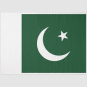 Vlag van Pakistan Tissuepapier (Voorkant)
