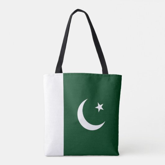 Vlag van Pakistan Tote Bag (Achterkant)