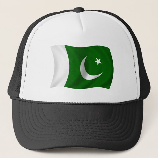 vlag van Pakistan Trucker Pet (Voorkant)