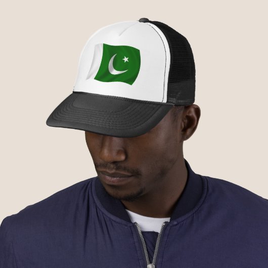 vlag van Pakistan Trucker Pet (In situ)
