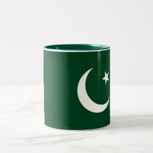 Vlag van Pakistan Tweekleurige Koffiemok