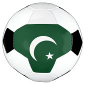 Vlag van Pakistan Voetbal (Gedraaid)