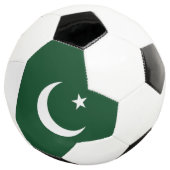 Vlag van Pakistan Voetbal (Drie kwart)