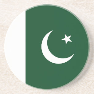 Vlag van Pakistan Zandsteen Onderzetter