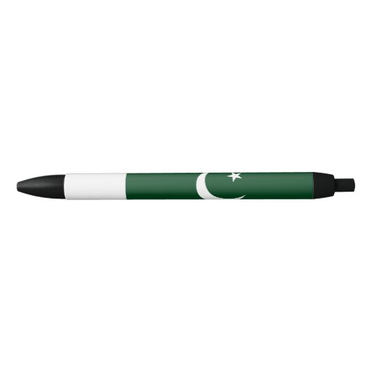 Vlag van Pakistan Zwarte Inkt Pen (Voorkant)