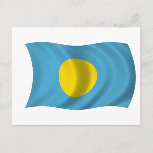 Vlag van Palau Briefkaart