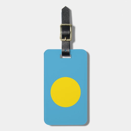 Vlag van Palau Easy ID Personal Bagagelabel (Voorkant verticaal)