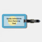 Vlag van Palau Easy ID Personal Bagagelabel (Achterkant horizontaal)