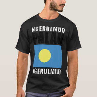 Vlag van Palau T-shirt