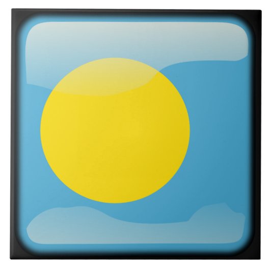 Vlag van Palau Tegeltje (Voorkant)