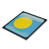 Vlag van Palau Tegeltje (Zijkant)