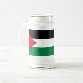 Vlag van Palestina Bierpul (Voorkant links)