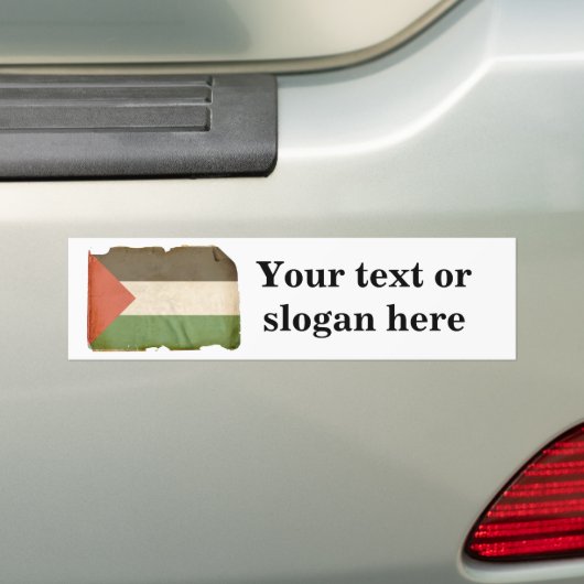 Vlag van Palestina Bumpersticker (Op auto)