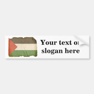 Vlag van Palestina Bumpersticker