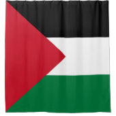 Vlag van Palestina Douchegordijn (Voorkant)