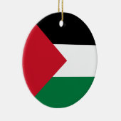 Vlag van Palestina Keramisch Ornament (Rechts)