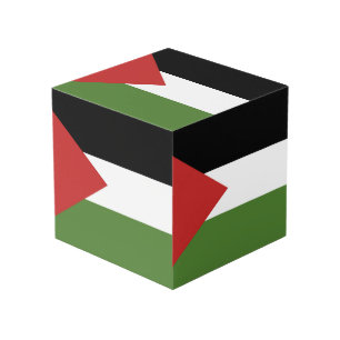Vlag van Palestina Kubus