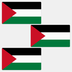Vlag van Palestina Labels
