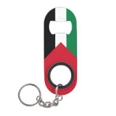 Vlag van Palestina Mini Flessenopener (Voorkant)